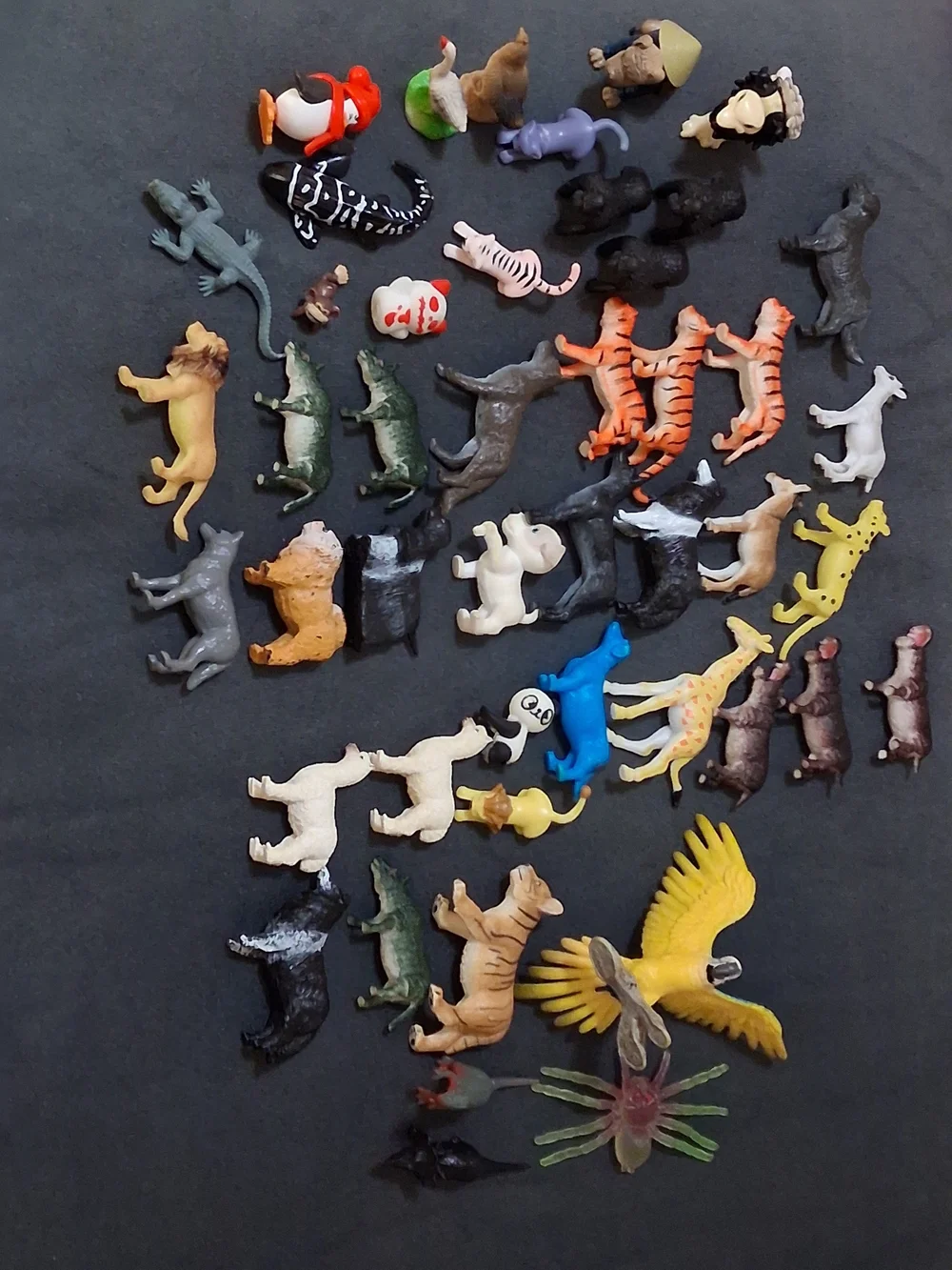 Miniature Animal Toy Lot - Mixed Colors